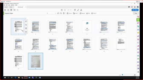 adobe acrobat organize pages|how to use adobe acrobat dc.